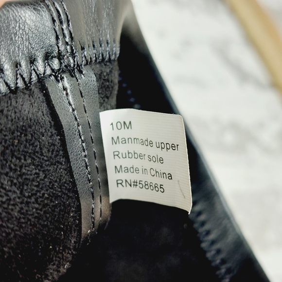 NEW Abound Krysten Stretch Black Chunky Platform Boots H366 - Picture 14 of 15